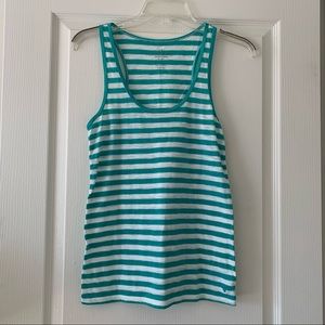 american eagle striped tank top